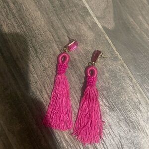 Pink earrings